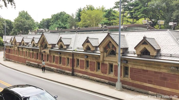 Central Park Police Station, a former horse stable designed by Jacob Wrey Mould