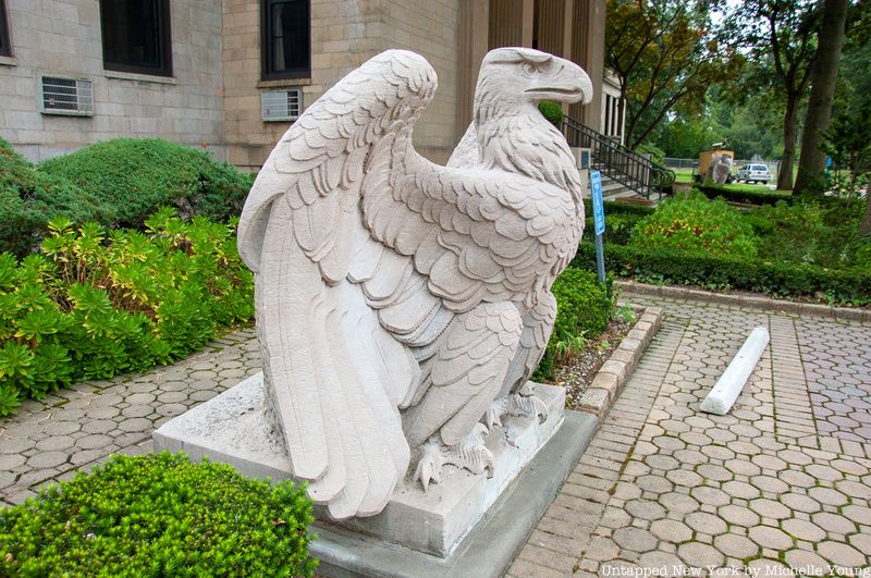 Penn Station Eagle from the side