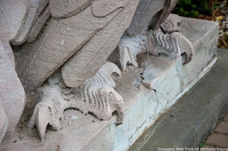 Claws of Penn station eagle