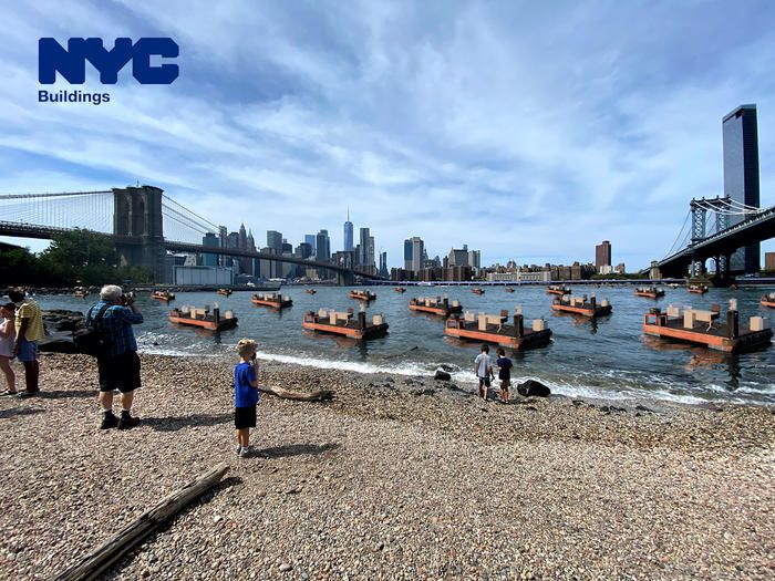 The most socially distanced office floating in NYC's East River