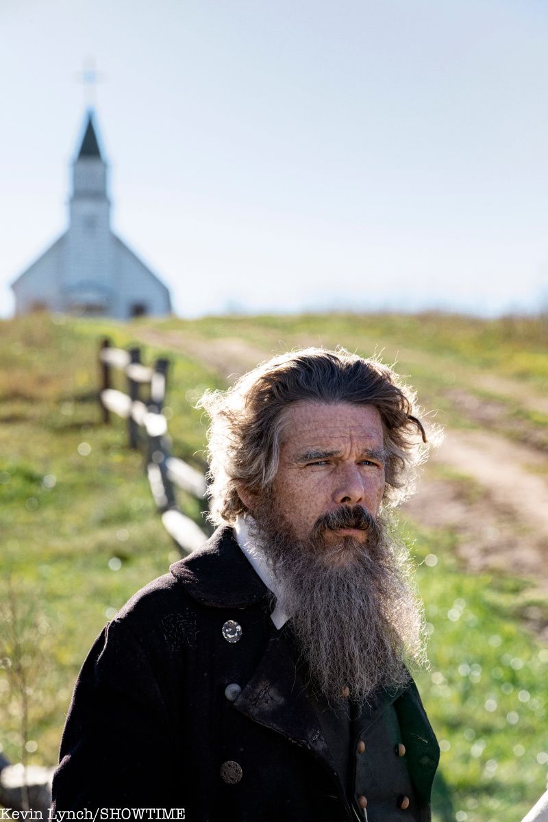 Ethan Hawke as John Brown in THE GOOD LORD BIRD. Photo Credit: Kevin Lynch/SHOWTIME.