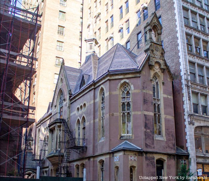 The Parish House at Saint Sava Cathedral designed by Jacob Wrey Mould