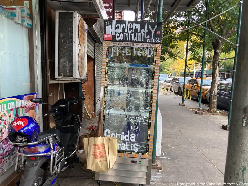 Free Food at Harlem Community Fridge