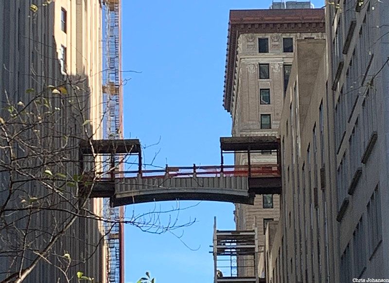 Sky Bridge in demolition