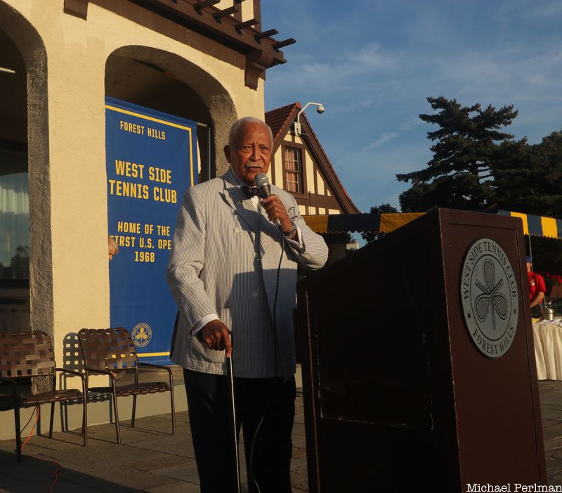 Mayor David Dinkins at West Side Tennis Club