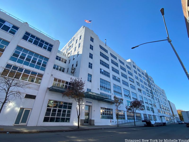 Former Pfizer plant in Williamsburg, Brooklyn