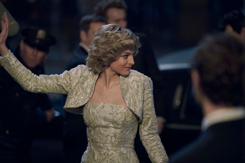 Emma Corrin as Princess Diana in The Crown