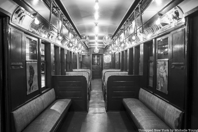 Vintage NYC subway train