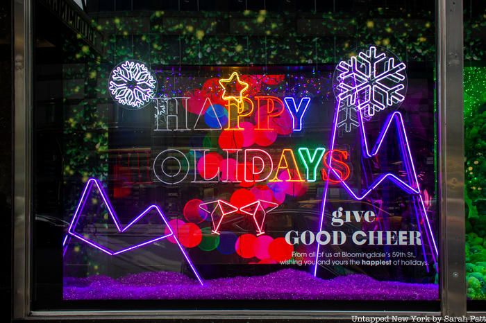 Bloomingdale's 2020 department store holiday windows