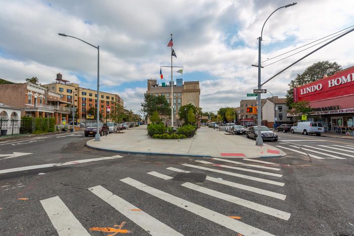 Zion Triangle Park in Brooklyn