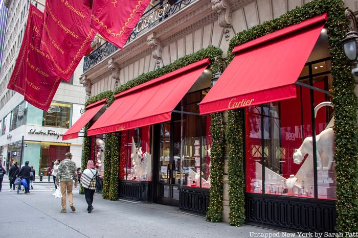 Cartier 2020 department store holiday windows