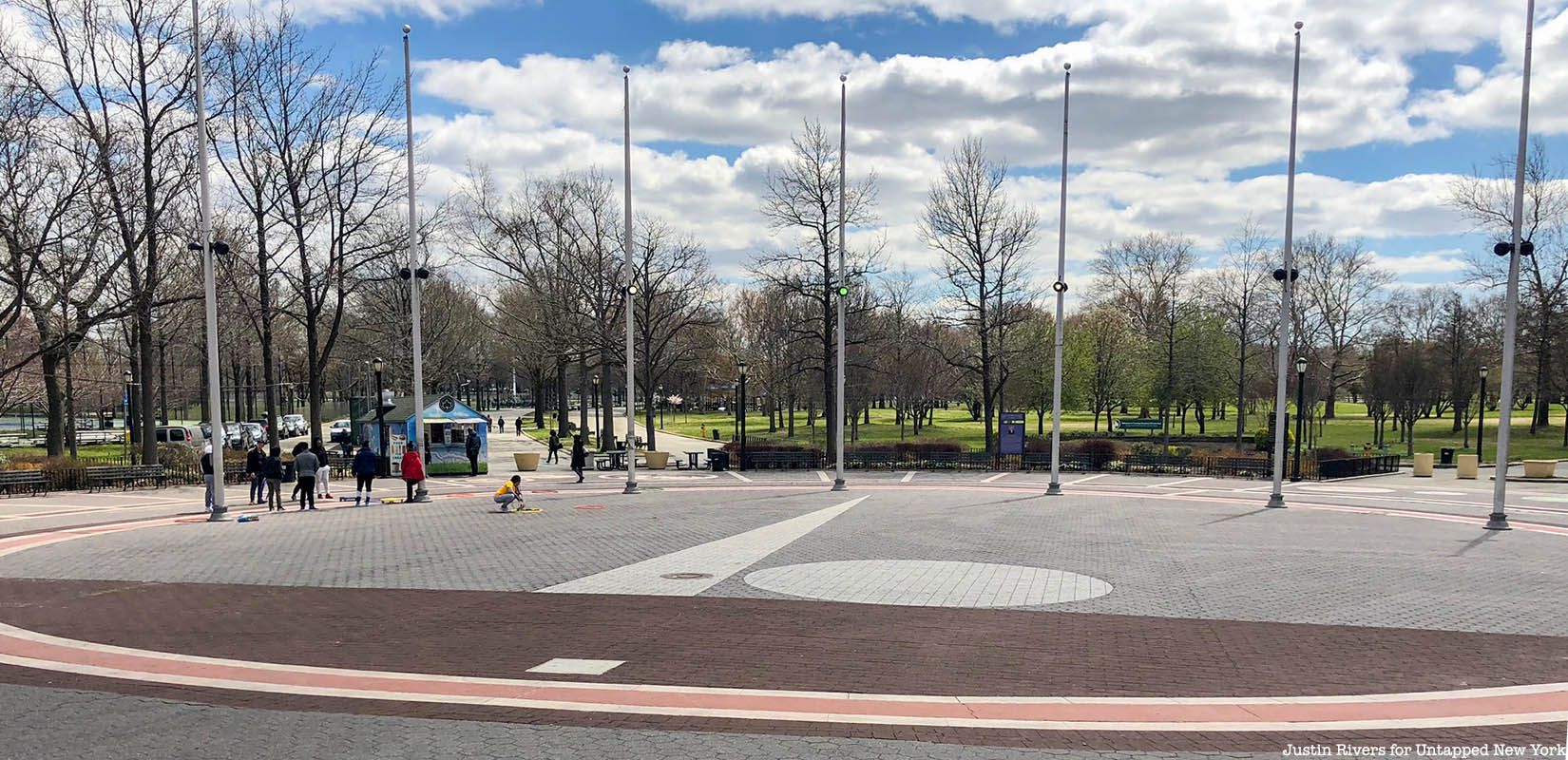 David Dinkins Circle in Flushing