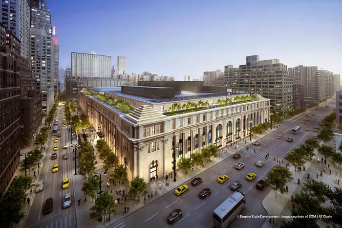 Moynihan Train Hall Exterior