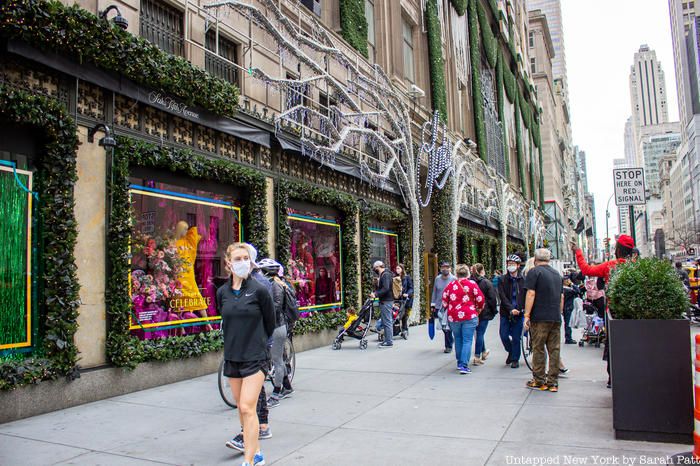 Saks Fifth Avenue 2020 department store holiday windows