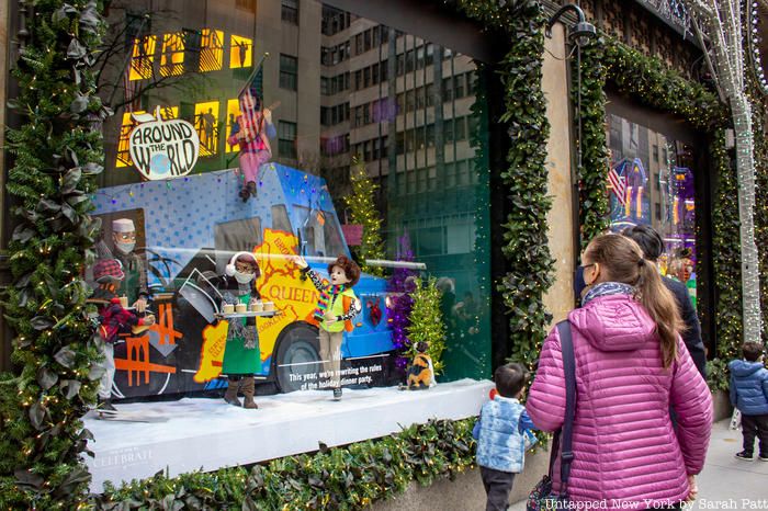 Saks Fifth Avenue 2020 department store holiday windows