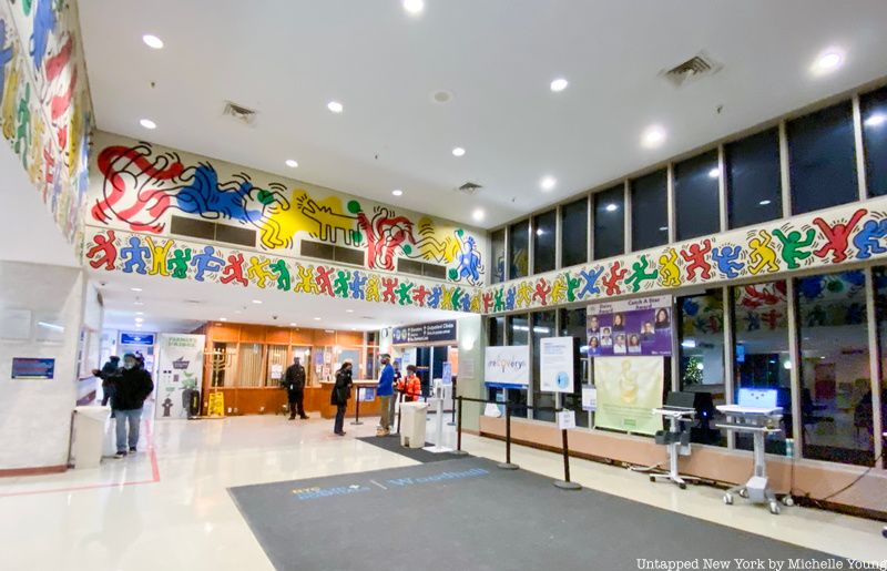 Woodhull Hospital Keith Haring mural 