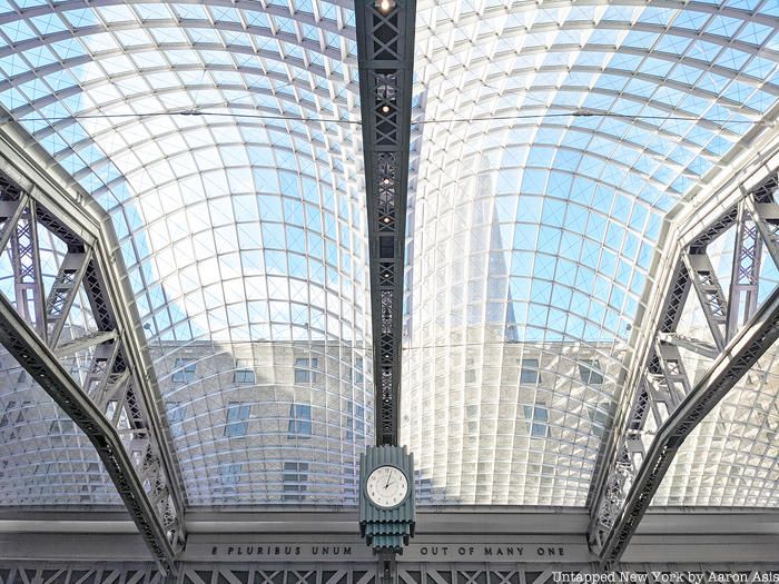 ceiling of moynihan train hall