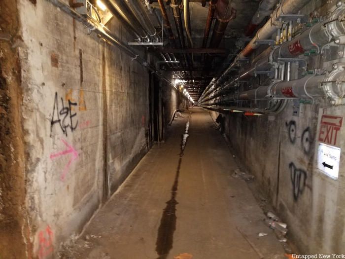 Abandoned hallway in Penn Station service building