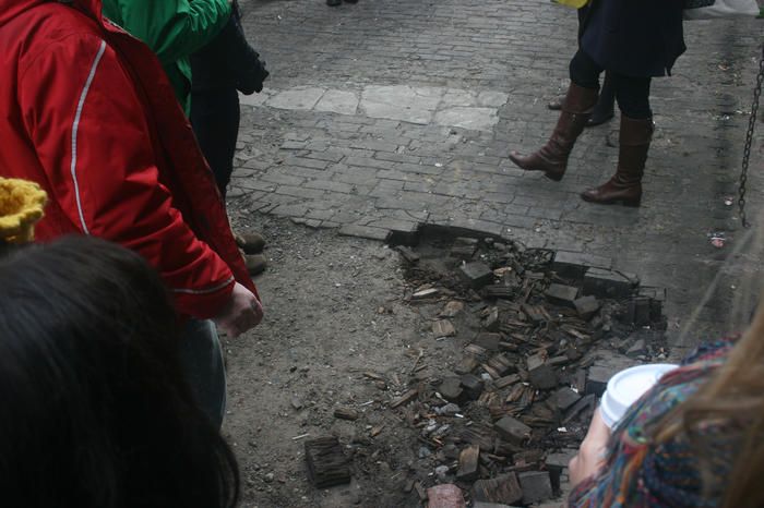 Greenpoint's wooden sidewalk