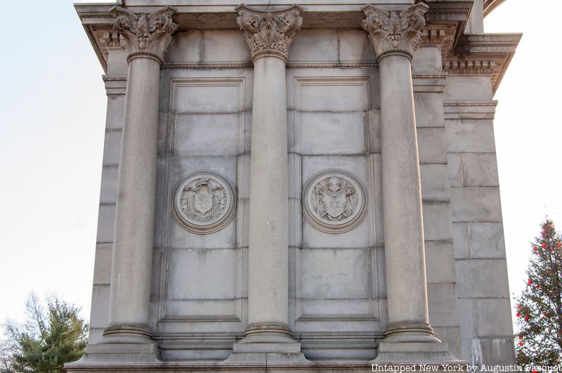 Decorative Medallions on the Soldiers' and Sailors' Memorial Arch