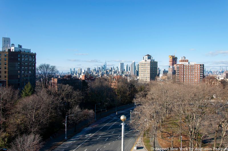 View of Lower Manhattan from the arch