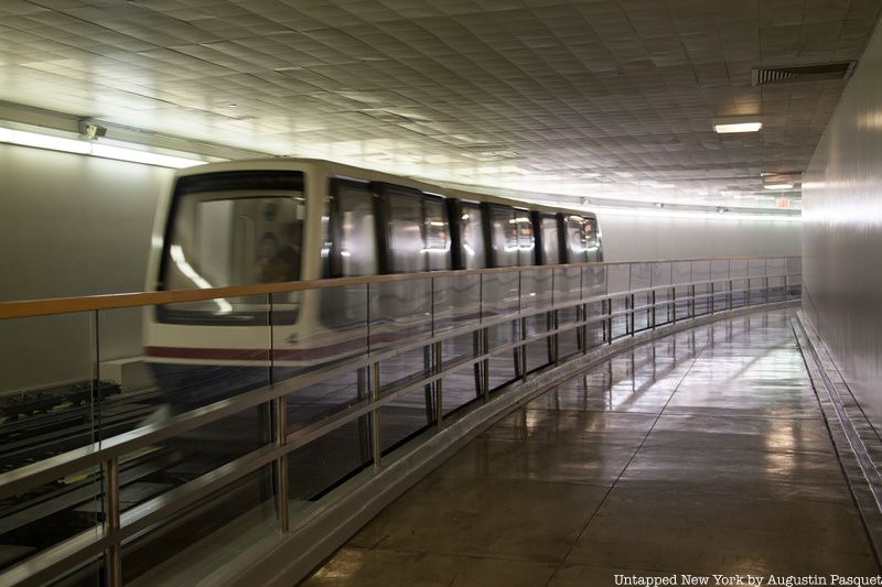 US Capitol Hill subway in motion