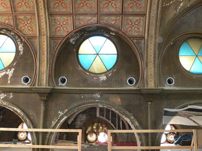 Eldridge Street Synagogue paint restoration