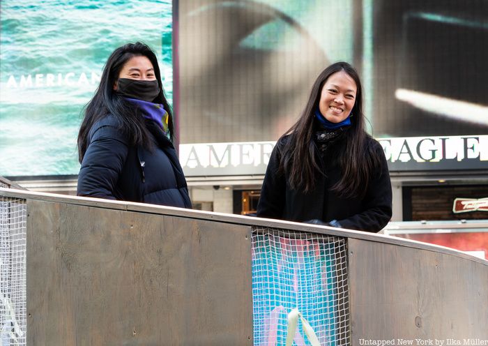 Soft-Firm team on top of Love Letters in Times Square