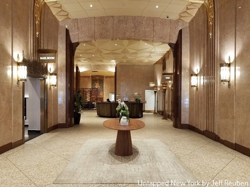 Lobby of Walker House apartments