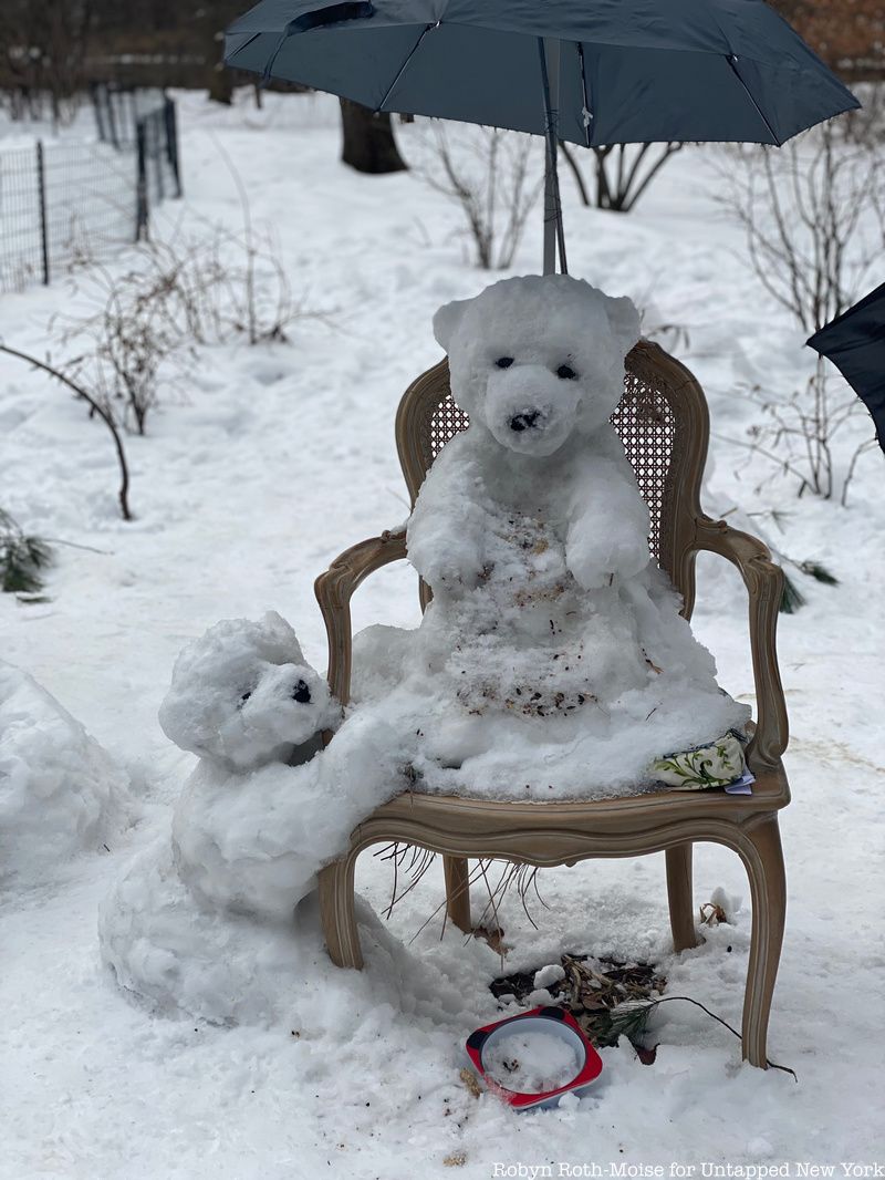 POLAR BEAR IN CHAIR