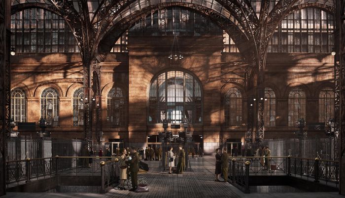 Stan Douglas' recreation of 1940s Penn Station