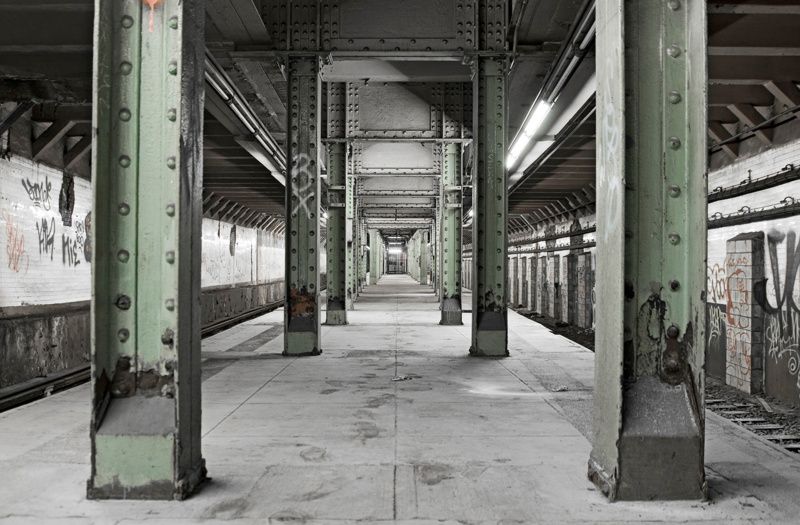 Abandoned Canal Street subway station