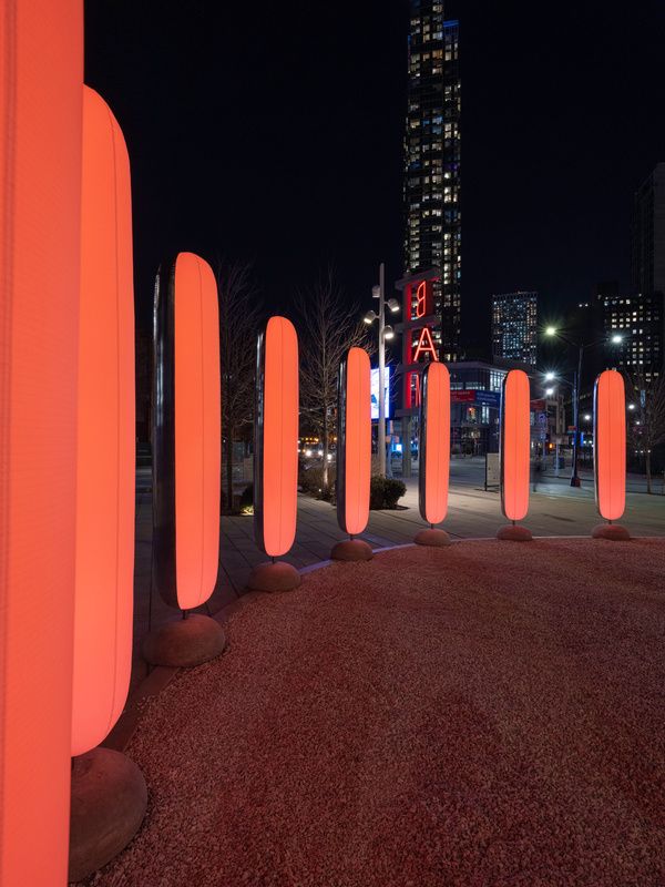 Breathing Pavilion in downtown Brooklyn