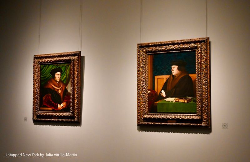 Hans Holbein's Sir Thomas More facing Thomas Cromwell, Frick Madison