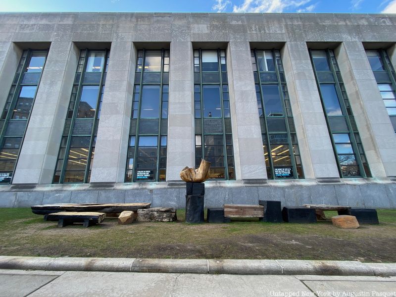 Brooklyn Public Library Outdoor reading room