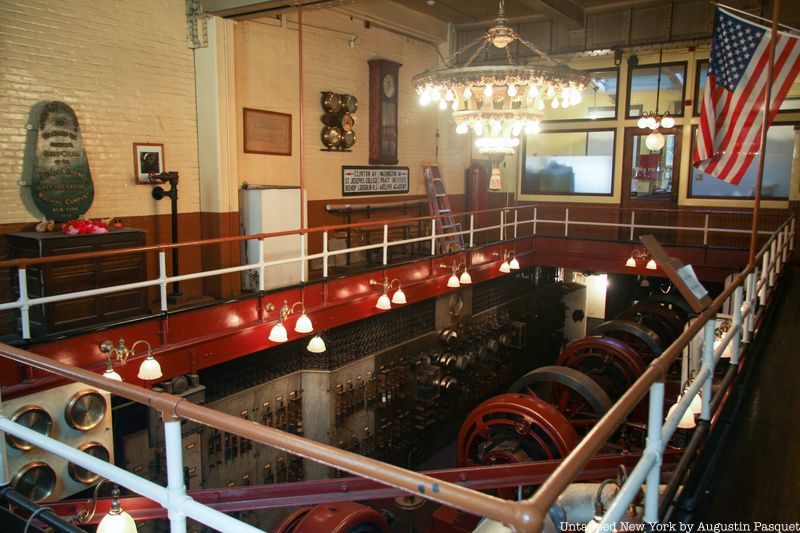 Pratt Institute steam power plant viewing balcony