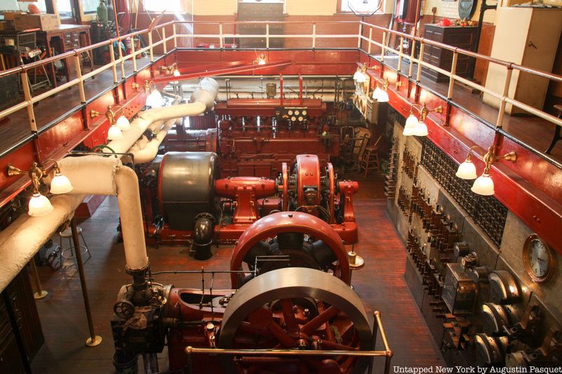 steam engine power plant at Pratt in Clinton Hill