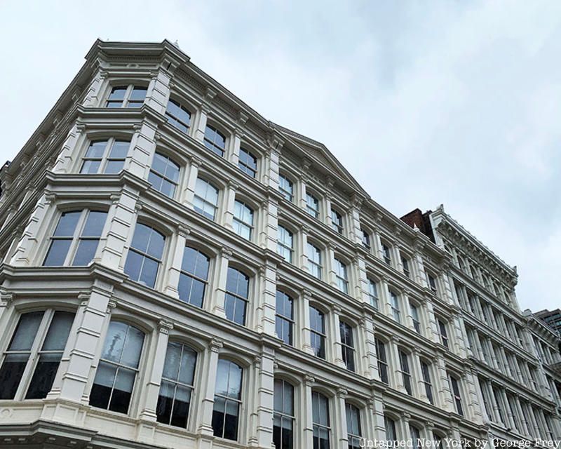 The exterior of 109 Prince Street as seen from Greene Street.