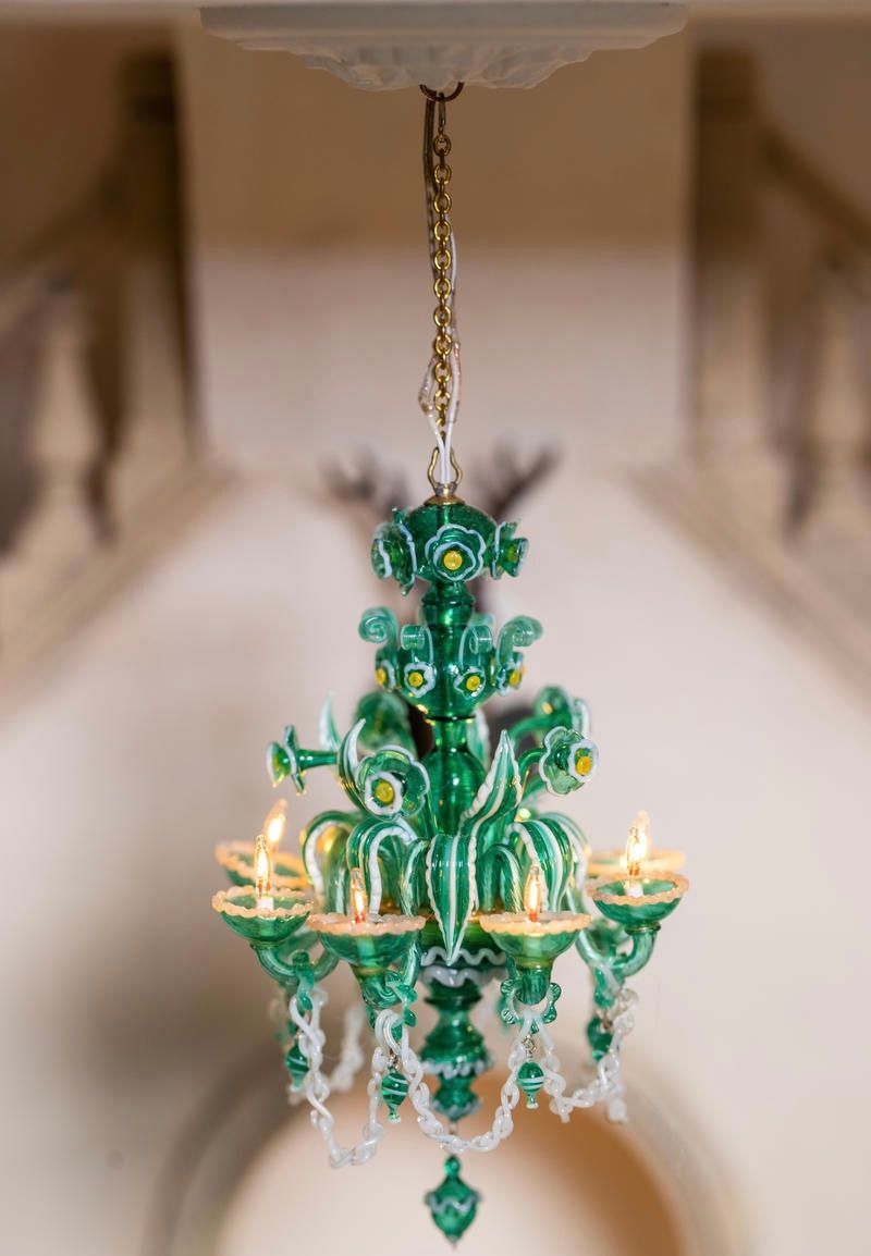 Chandelier by Mario Ramos and Mariano Grande, Joanna Fisher, The Fisher Dollhouse: A Venetian Palazzo in Miniature