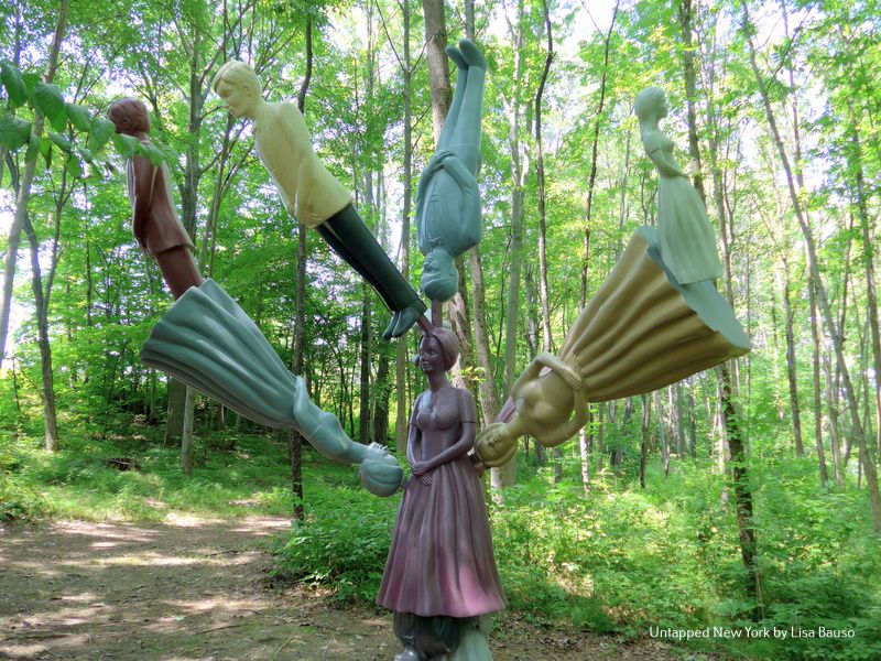 Dennis Oppenheim, Marriage Tree, 1999 Steel pipe, steel plate, cast fiberglass at one of many New York Sculpture parks