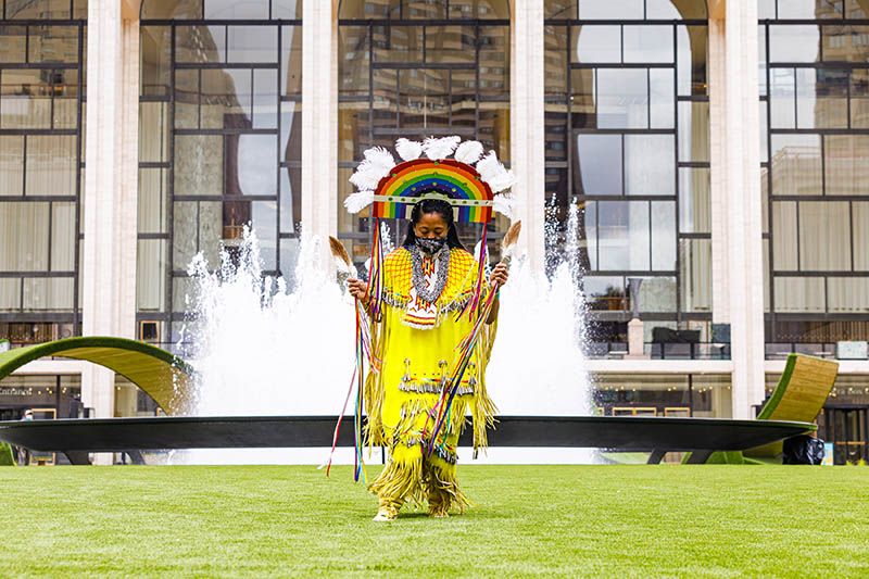 Performance at The GREEN at Lincoln Center's Restart Stages