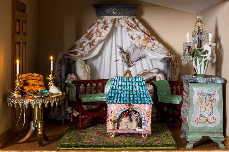 Inside of room, The Fisher Dollhouse: A Venetian Palazzo in Miniature