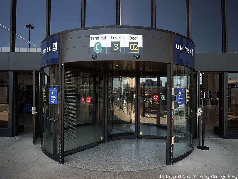 The entry to Newark Airport's Terminal C