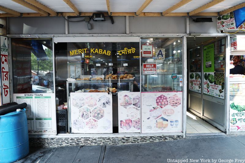 Merit Kabab sits seconds from the 7 train.