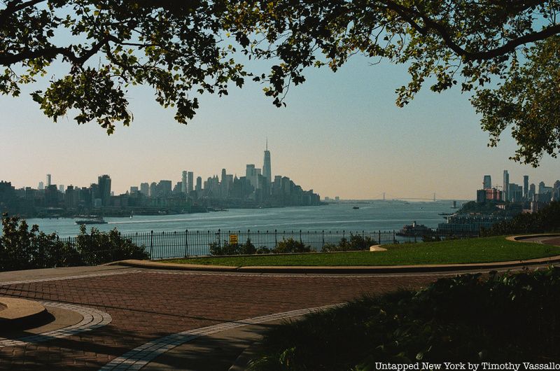 NYC skyline from Hamilton Park