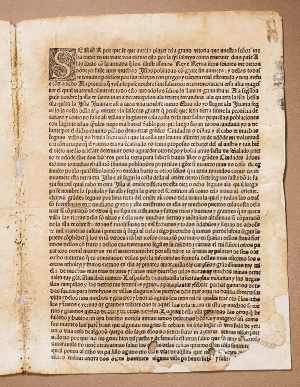 Christopher Columbus letter