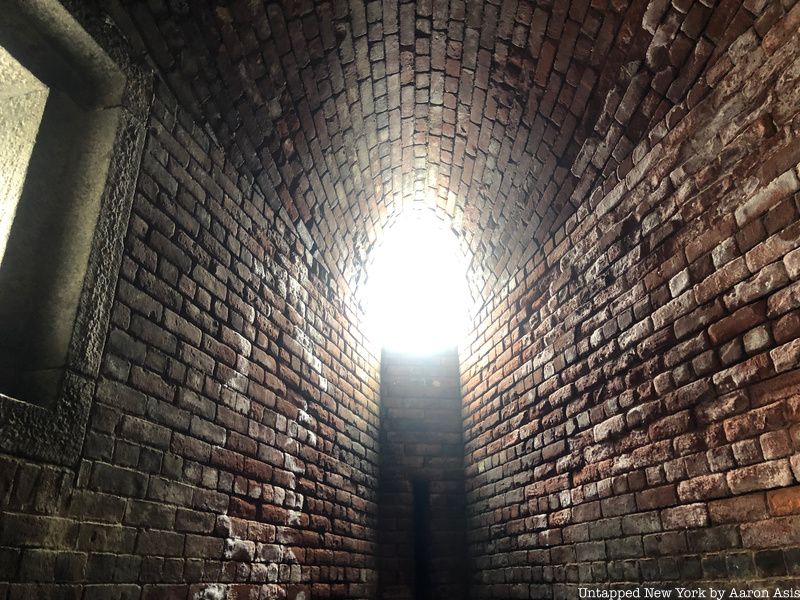 Fort Totten bricked archway