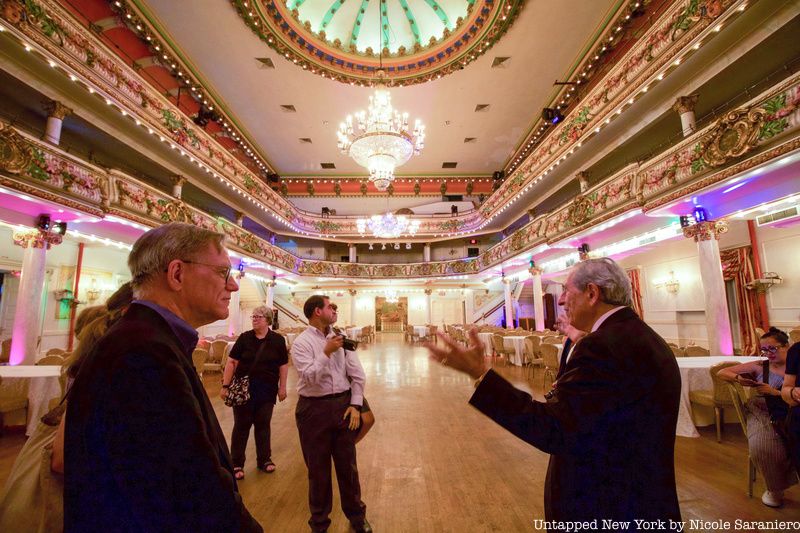 Michael Halkias in Grand Prospect Hall ballroom