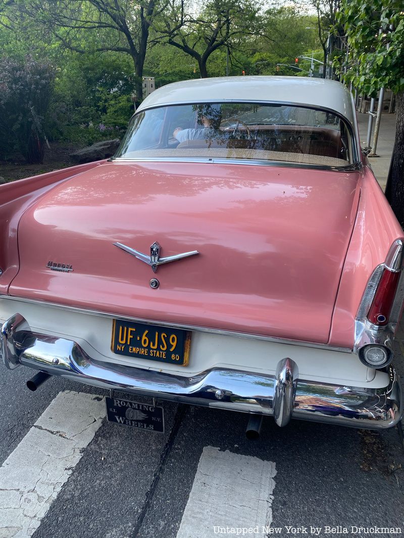 Historic New York license plate.