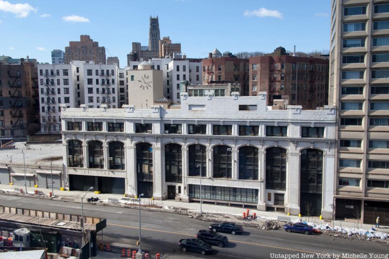 Prentis Hall nuclear facility, encountered starting from Morningside Heights to Manhattanville. 